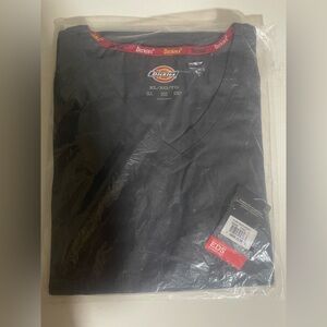 Dickies Pewter Grey V-Neck Scrub Top